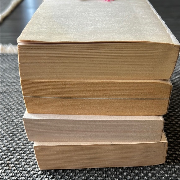 Decorative Stacked Easter Farmhouse Books with Twine and Ribbon - Picture 4 of 5